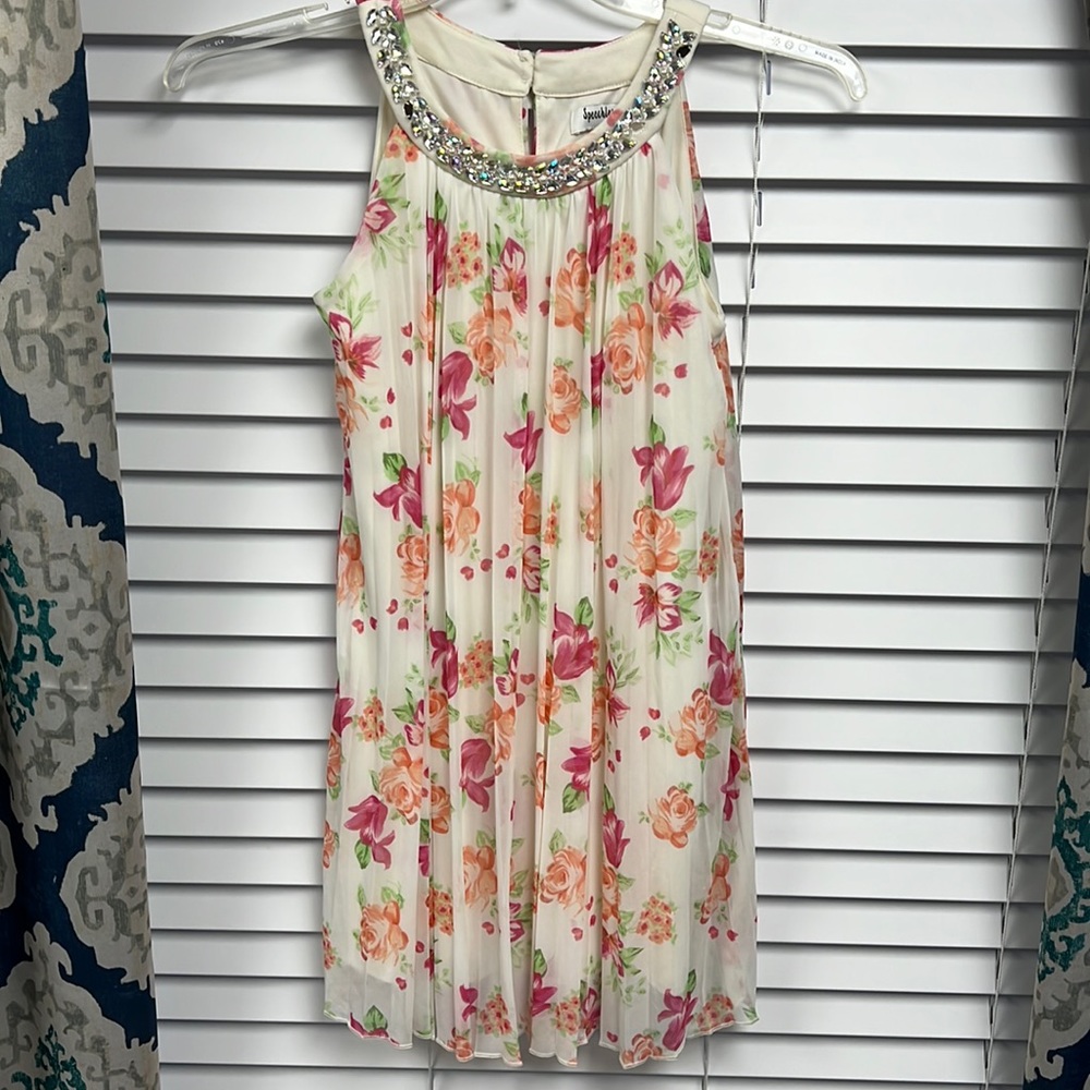 Little girls size 14 bling swing dress